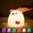 Ночник силиконовый котик 3 Pink 1