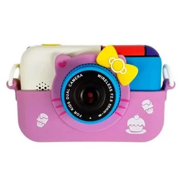 Детский фотоаппарат Хеллоу Китти Children`s fun цифровой 28 Мп 1080FHD Purple 1