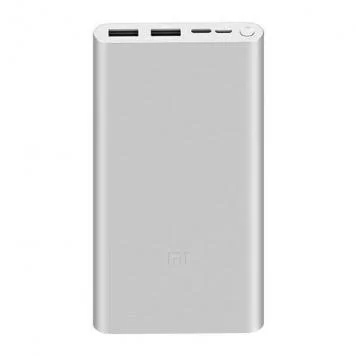 Портативный аккумулятор Xiaomi Mi Power Bank 3 10000 PLM13ZM Silver 1
