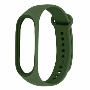 Ремешок для Mi band 5 Green 3