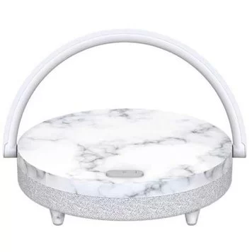 Настольная лампа с функцией беспроводной зарядки и колонки Xiaomi Ezvalo Wireless Charging Lamp LYYD01 Marble pattern 1