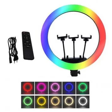 Кольцевая лампа RGB MJ18 1
