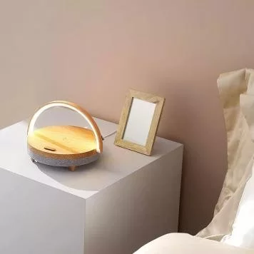 Настольная лампа с функцией беспроводной зарядки и колонки Xiaomi Ezvalo Wireless Charging Lamp LYYD01 3