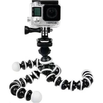 Селфи трипод Осьминог гибкий Black White main 6