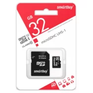 Карта памяти Micro SDHC Card Smart Buy (10 class) 32GB
