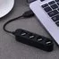 USB-разветвитель P-1020 на 4 разъема USB 2.0 Black 2