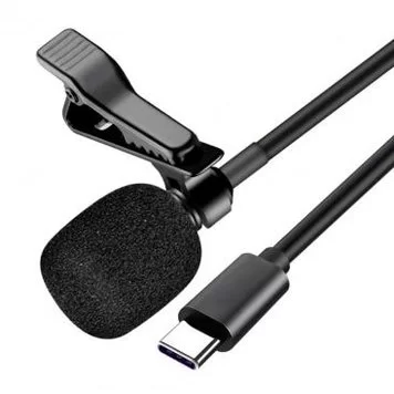 Микрофон петличный Lavalier GL-121 Type-c Black 2