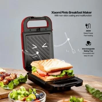 Xiaomi Pinlo Cэндвичница PLMZ-SC600-01 Red 3