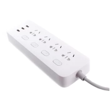 Удлинитель Xiaomi Mi Power Strip (4 розетки + 3 USB порта) MJSWSKCXB-01QM White 0