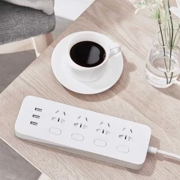 Удлинитель Xiaomi Mi Power Strip (4 розетки + 3 USB порта) MJSWSKCXB-01QM White 2