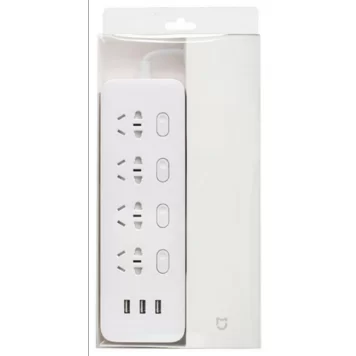 Удлинитель Xiaomi Mi Power Strip (4 розетки + 3 USB порта) MJSWSKCXB-01QM White 4