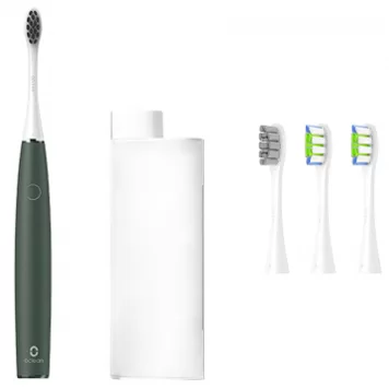 Электрическая зубная щетка Xiaomi Oclean Air 2 (4 насадки в комплекте, бесшумная) Green 1