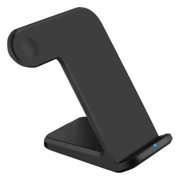 Беспроводная зарядка COTEetCI WS-18 3in1 Black CS5169-BK 0