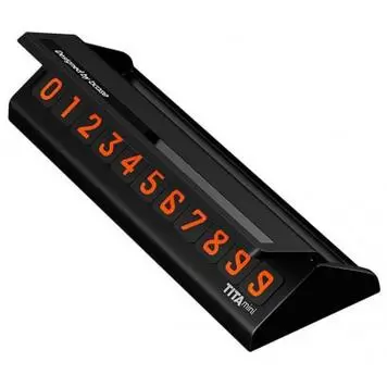 Временная карта парковки Xiaomi BCASE TITA Temporary Parking Card Black 1 new