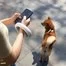 Умный поводок-рулетка для собак Xiaomi UFO Retractable Leash 2 с фонариком type-C Gray 5