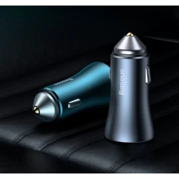 Автомобильное зарядное устройство Baseus Golden Pro Dual Quick Charger 40W CCJD-03 Blue 3