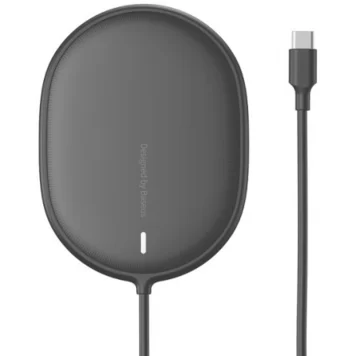 Беспроводное зарядное устройство Baseus Light Magnetic Wireless Charger Type-C 1.5m WXQJ-01 Black 1