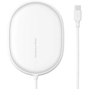 Беспроводное зарядное устройство Baseus Light Magnetic Wireless Charger Type-C 1.5m WXQJ-02 White 2
