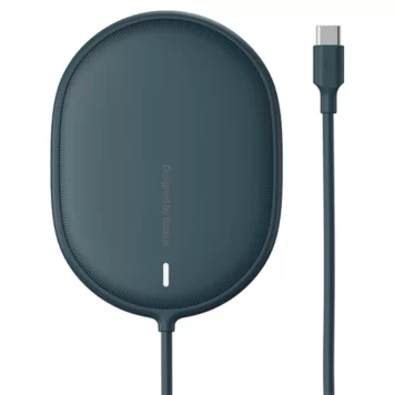 Беспроводное зарядное устройство Baseus Light Magnetic Wireless Charger Type-C 1.5m WXQJ-03 Blue 1