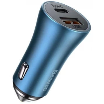 Автомобильное зарядное устройство Baseus Golden Pro Dual Quick Charger 40W CCJD-A03 Blue 1