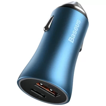 Автомобильное зарядное устройство Baseus Golden Pro Dual Quick Charger 40W CCJD-A03 Blue 3