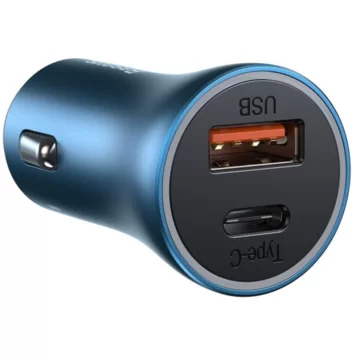 Автомобильное зарядное устройство Baseus Golden Pro Dual Quick Charger 40W CCJD-A03 Blue 7