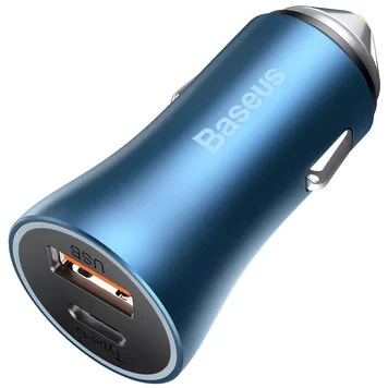 Автомобильное зарядное устройство Baseus Golden Pro Dual Quick Charger 40W CCJD-A03 Blue 8