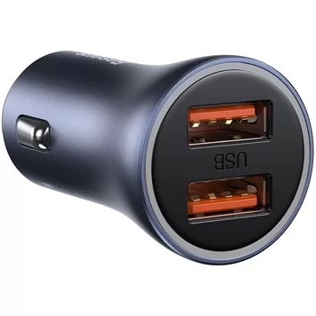 Автомобильное зарядное устройство Baseus Golden Pro Dual Quick Charger 40W CCJD-A0G Gray 2
