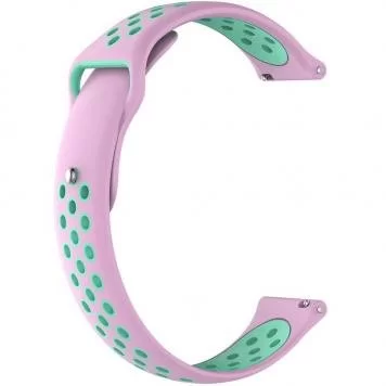 Ремешок Sport Amazfit Bip, Haylou Solar LS02 20 мм Pink Blue 1