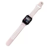 Ремешок Sport Amazfit, Haylou, Samsung, Huawei 20 мм Pink White