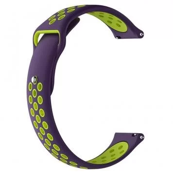 Ремешок Sport Amazfit Bip, Haylou Solar LS02 20 мм Puprle Green 1