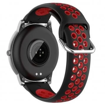 Силикон с дырками черный с красным 2