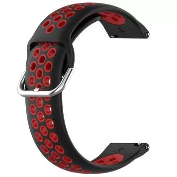 Силикон с дырками черный с красным 3