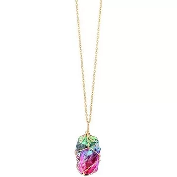 Кулон Семицветный Камень Pink 1