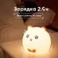 Ночник силиконовый котик 5 4 NEW