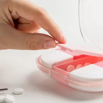 Портативная таблетница Xiaomi Jordan Judy TR004 Pink 3