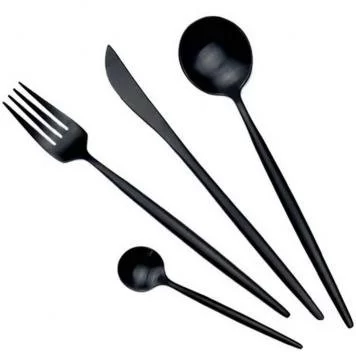 Набор столовых приборов Xiaomi Maison Maxx Stainless Steel Cutlery Set CYZ-001H Black 1