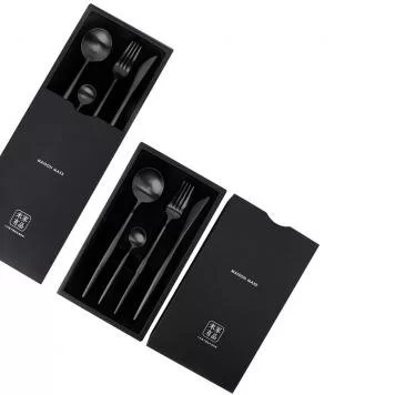 Набор столовых приборов Xiaomi Maison Maxx Stainless Steel Cutlery Set CYZ-001H Black 4