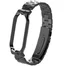 Ремешок металлический для Mi band 5 Bright Black